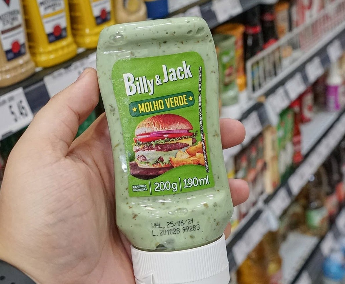 Molho Verde Billy  Jack 200g