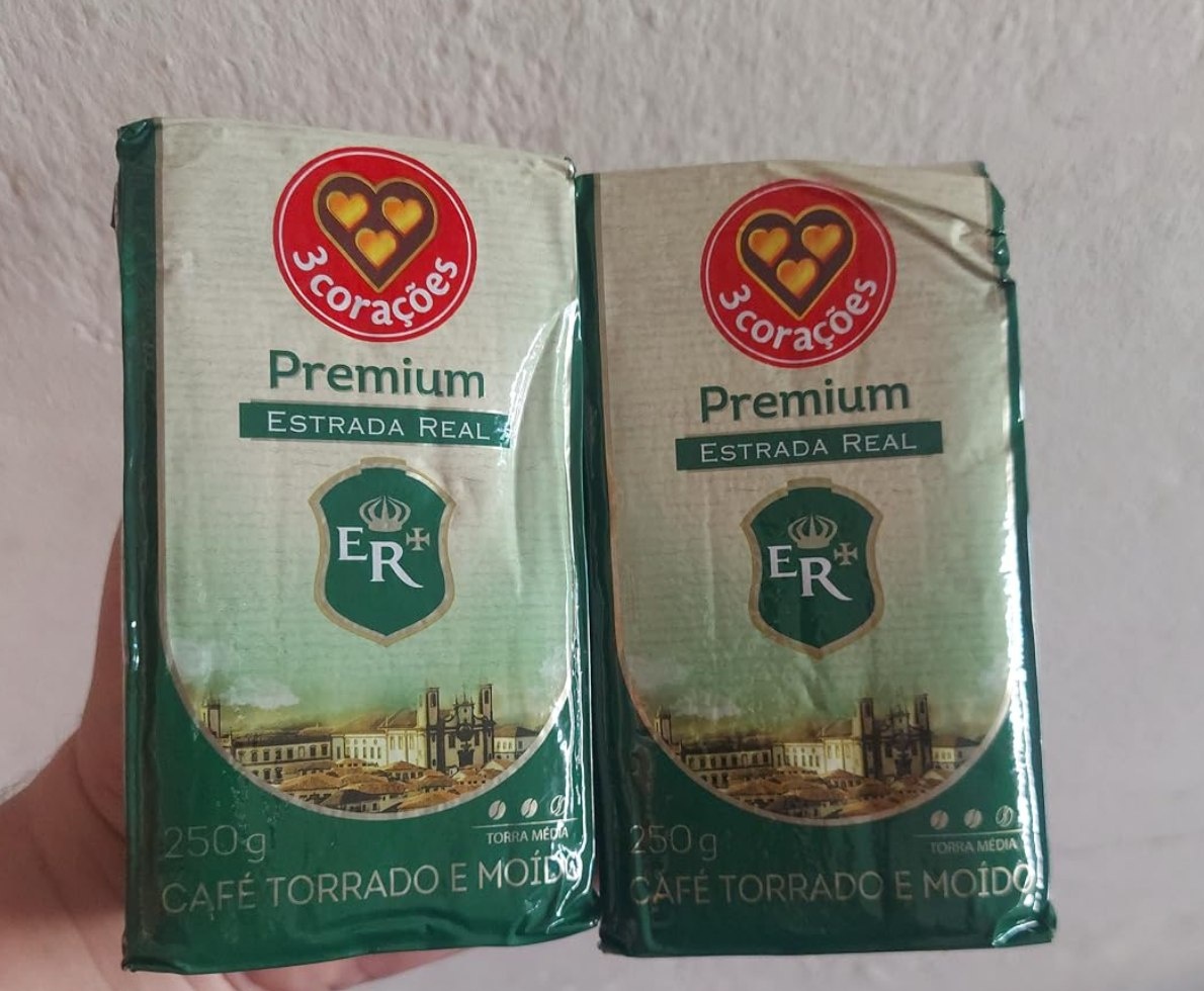 3 Corações Café Torrado e Moído Estrada Real Premium à Vácuo 250g