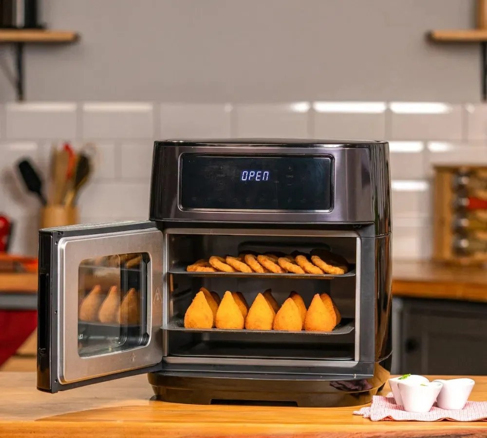 Fritadeira Elétrica Air Fryer Oven Black INOX WAP WAOD2