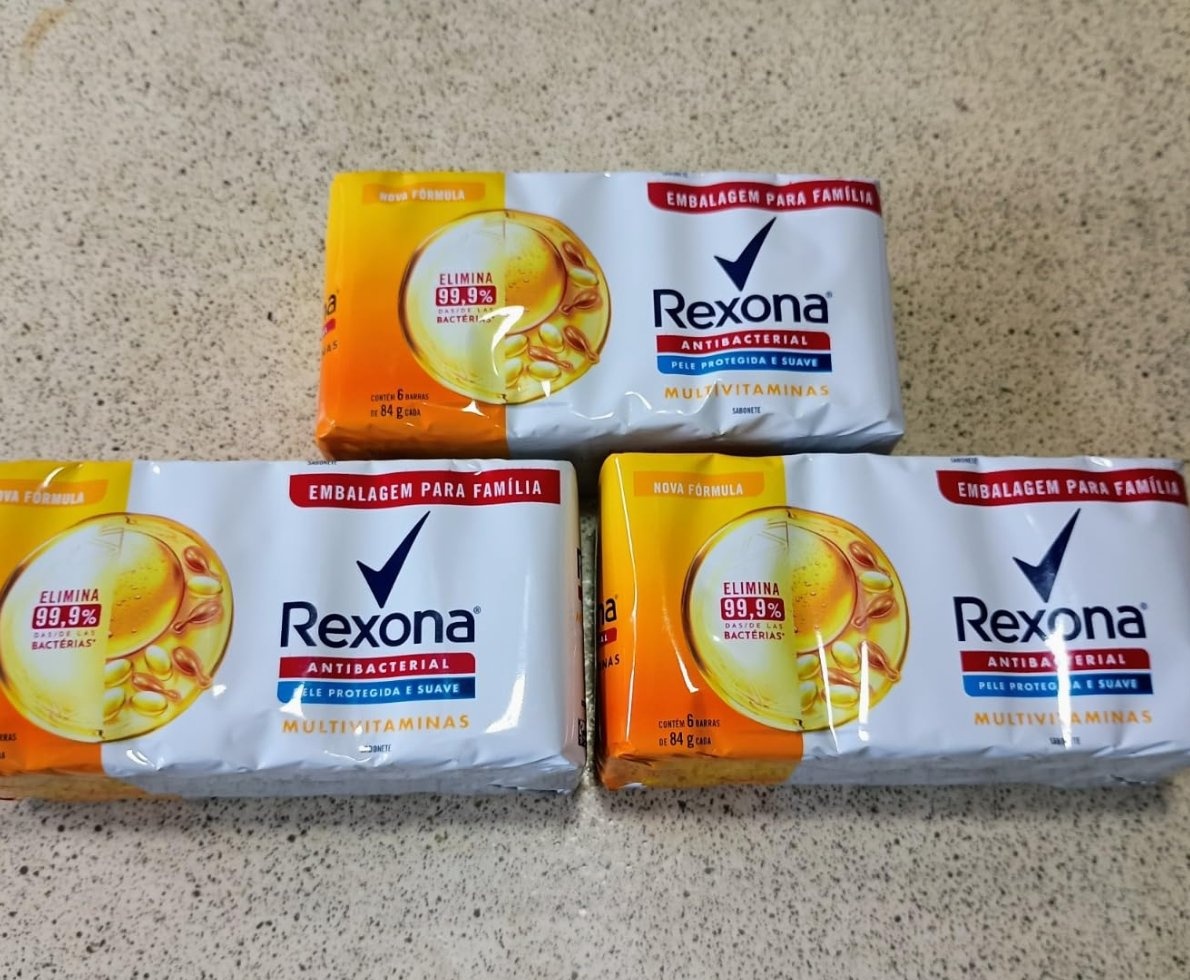 Rexona Sabonete Em Barra Multivitaminas 84g - 6 unidades
