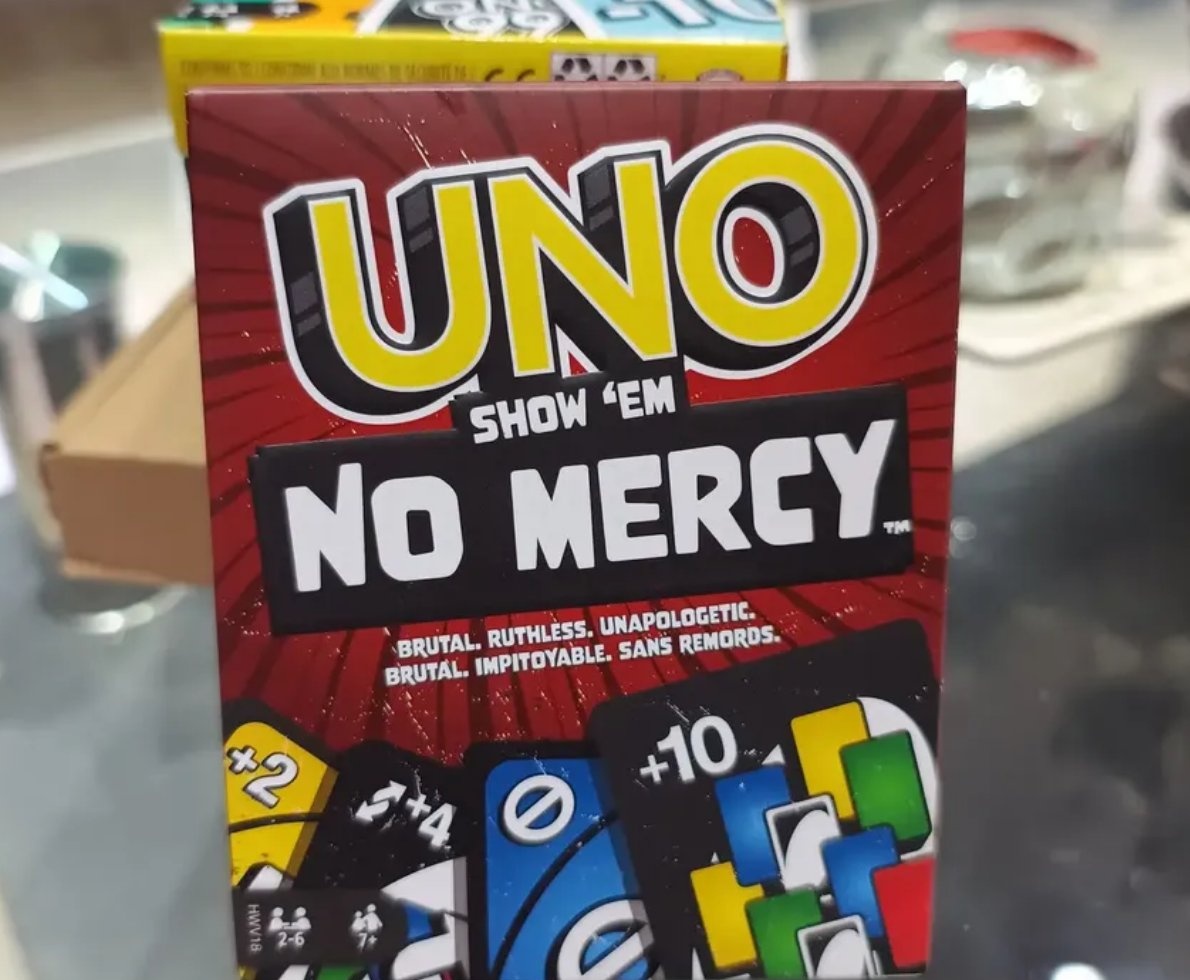 Jogo De Cartas Uno No Mercy