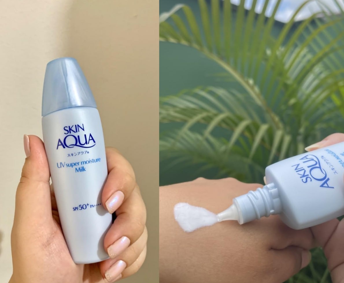 Protetor Solar Facial Skin Aqua Moisture Milk 40g FPS50