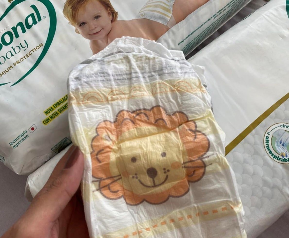 Personal Fralda Baby Premium Protection M Com 34 Unidades