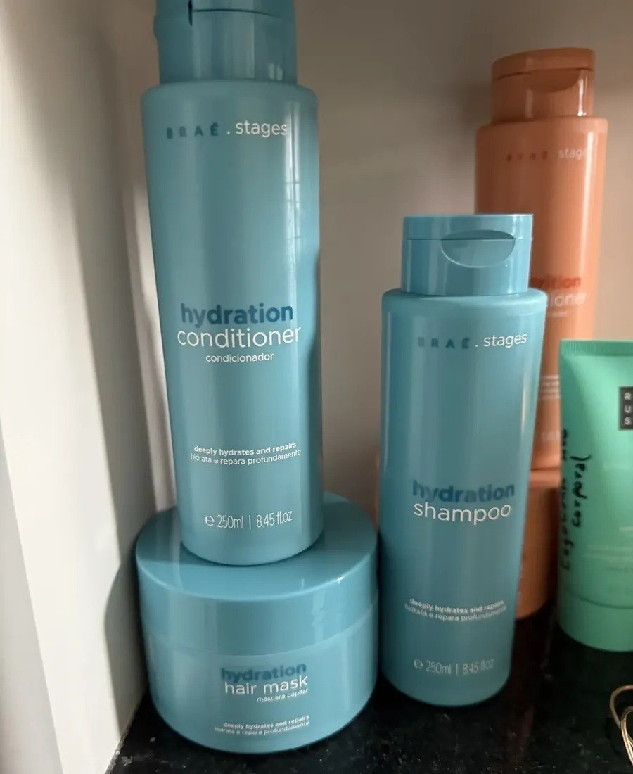 Braé Kit Stages Hydration Shampoo  Condicionador  Máscara