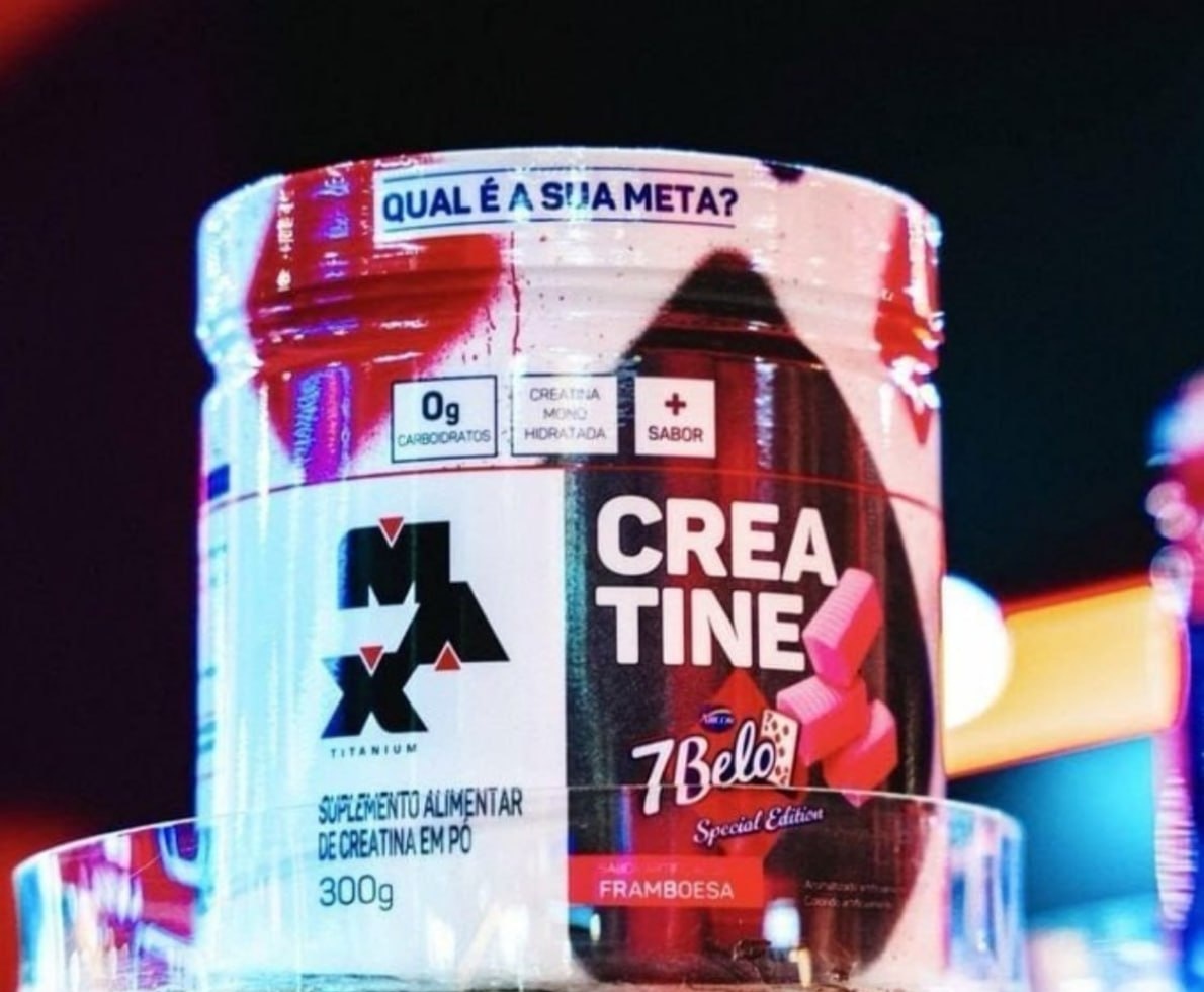 Creatina Max Titanium 7 Belo em pó x 300g