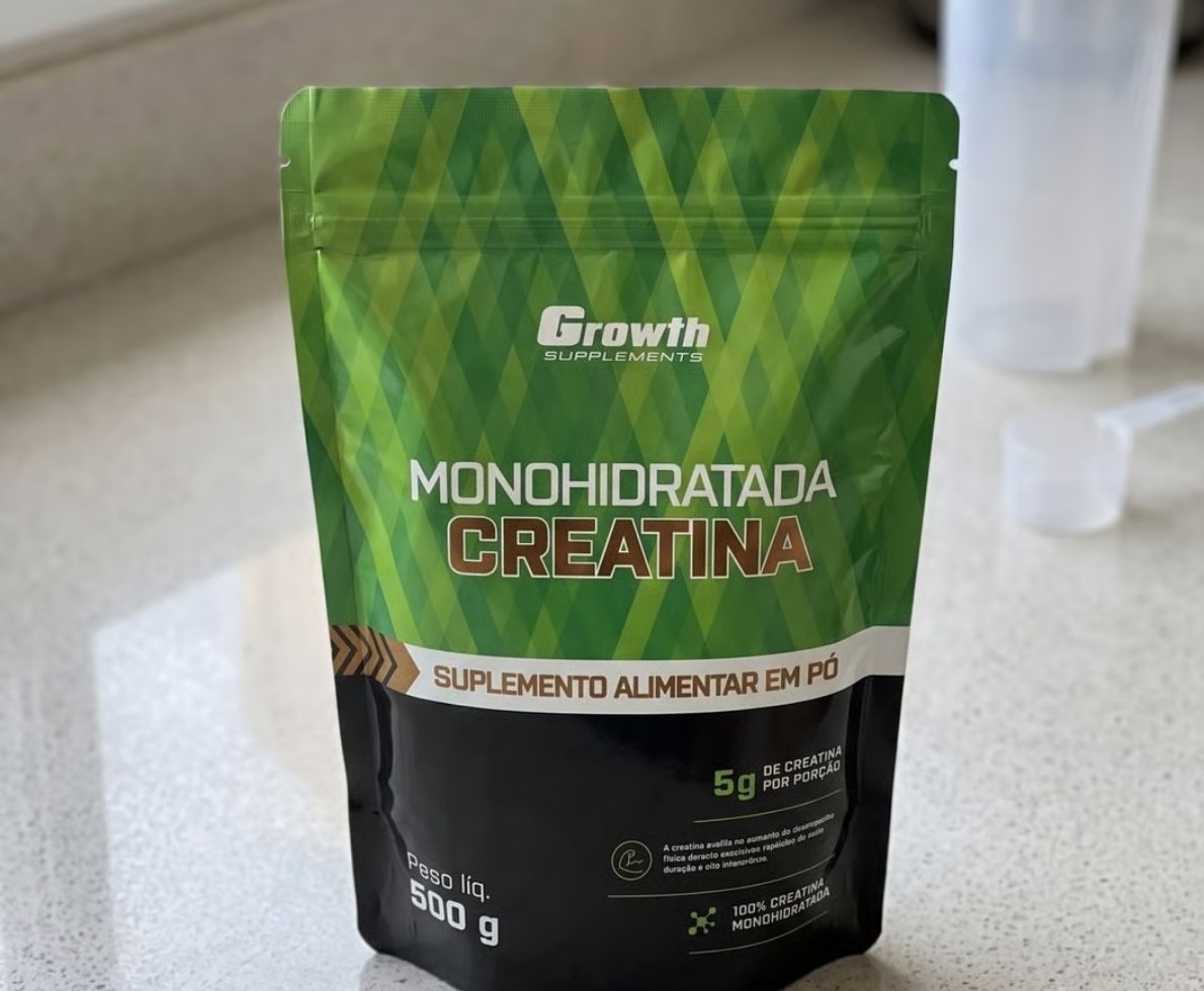 Creatina Monohidratada 500g Pouch Growth Supplements