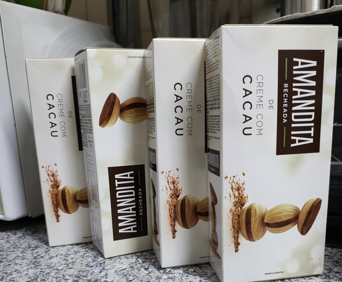 Wafer Recheado Amandita Sabor Chocolate 200g