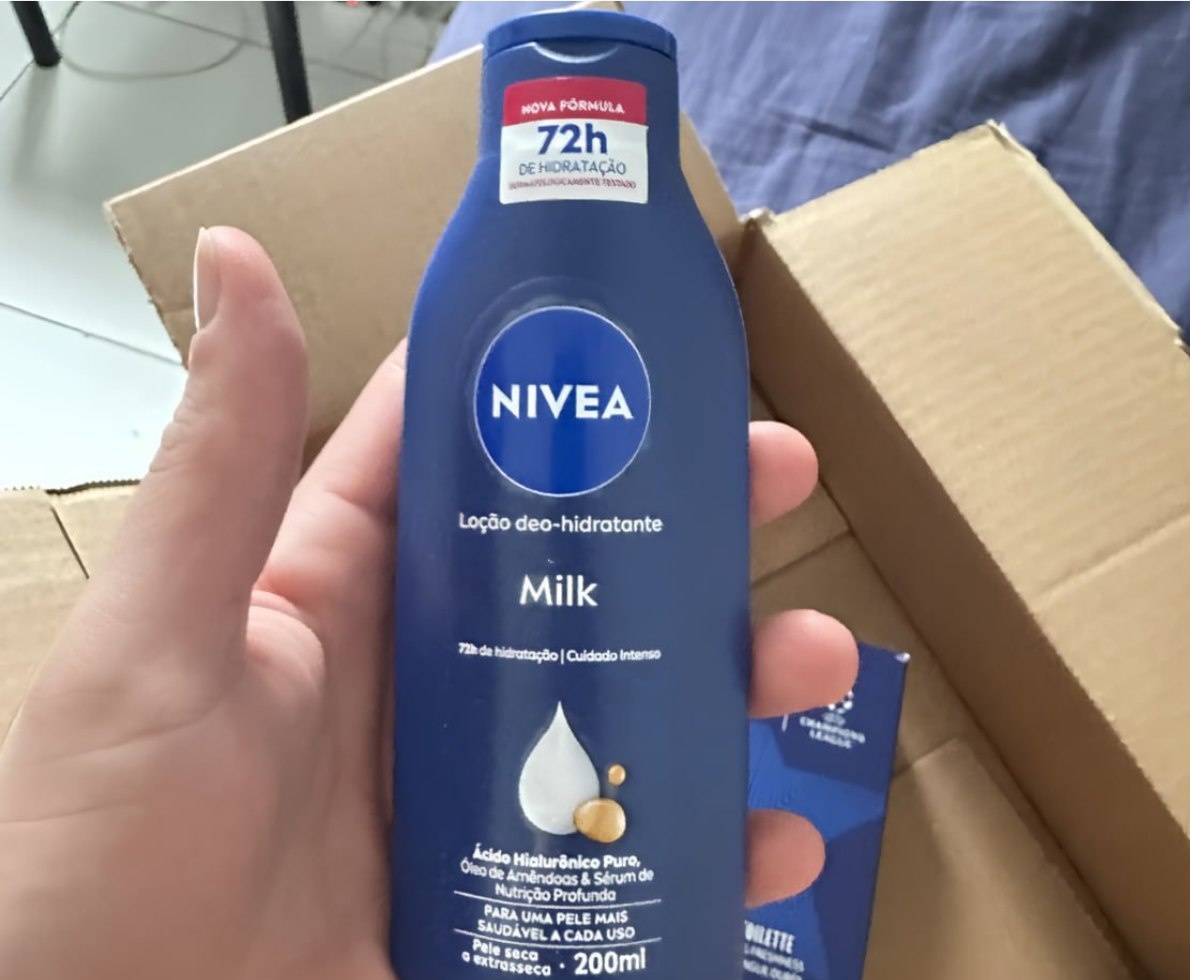 NIVEA Loção Deo-Hidratante Milk 200ml