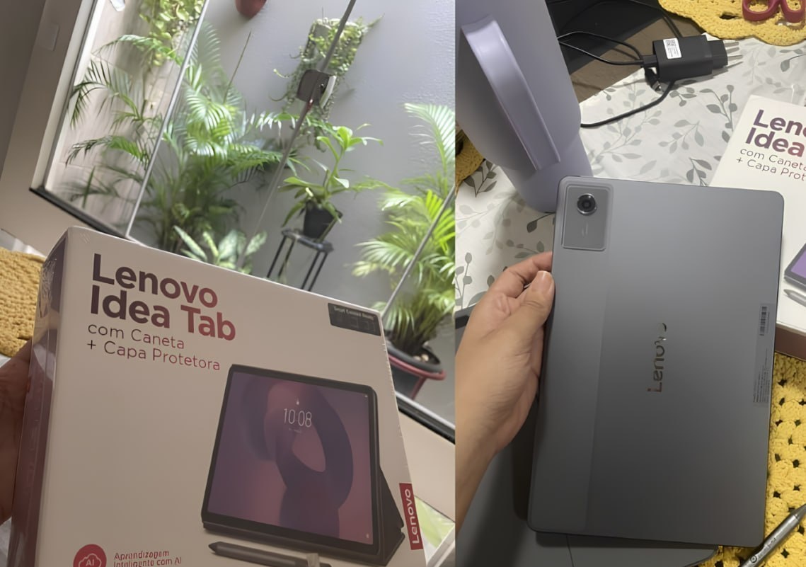 Tablet Lenovo Idea Tab Octa-Core 4GB 128GB Android 15 Wifi  Caneta e Capa