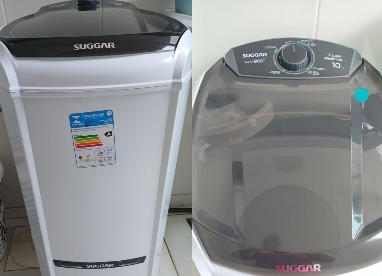 Lavadora de Roupas Lavamax Eco Suggar 10kg 220v