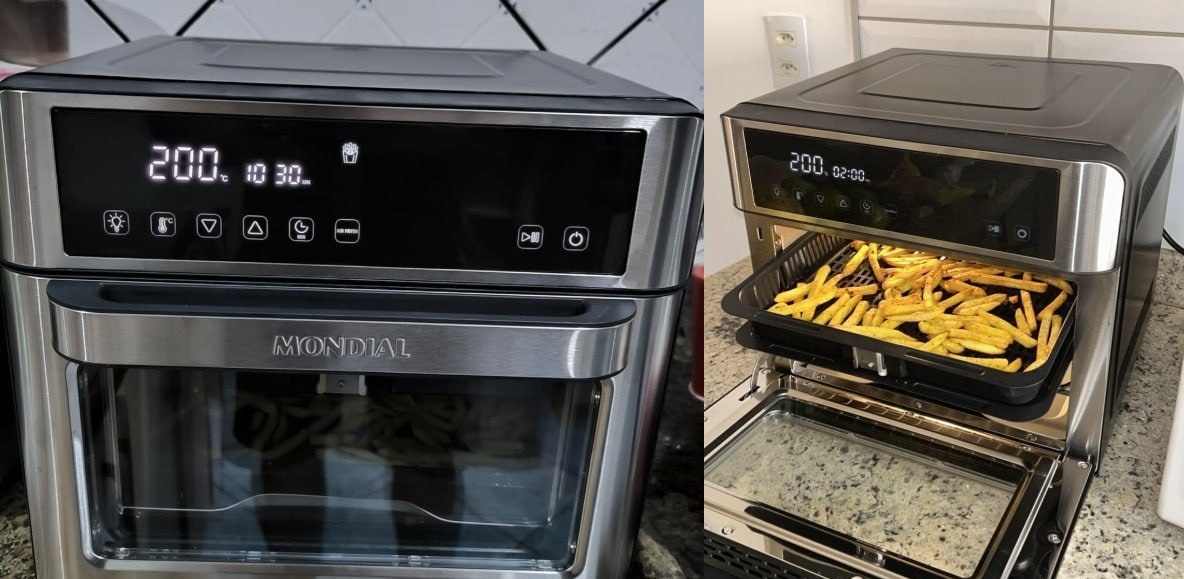 Air Fryer Oven Digital 25L MONDIAL 2000W 220v