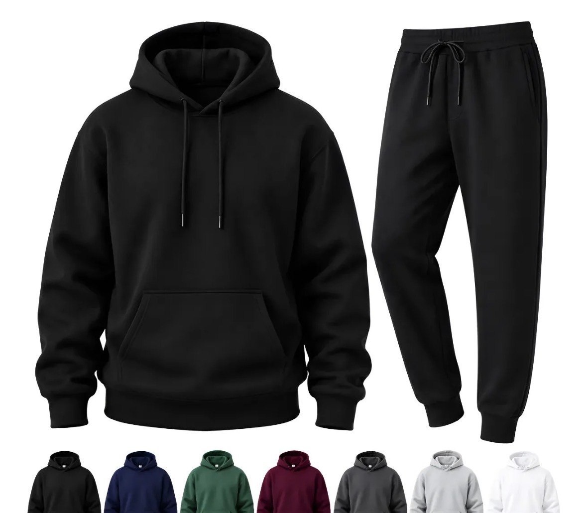 Conjunto De Moletom Blusa De Frio Kit Masculino