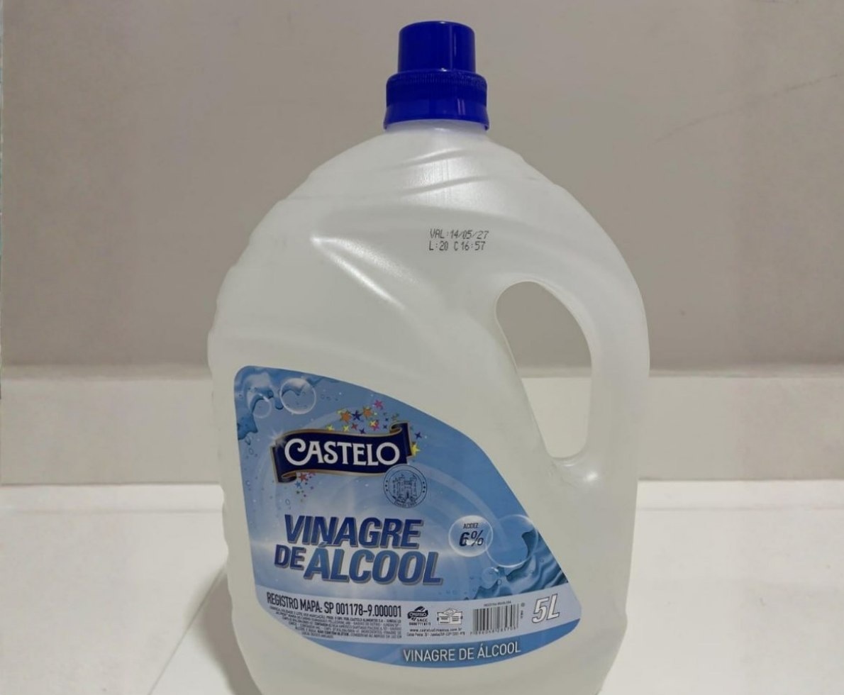 Vinagre de Álcool Concentrado 6 Castelo 5L