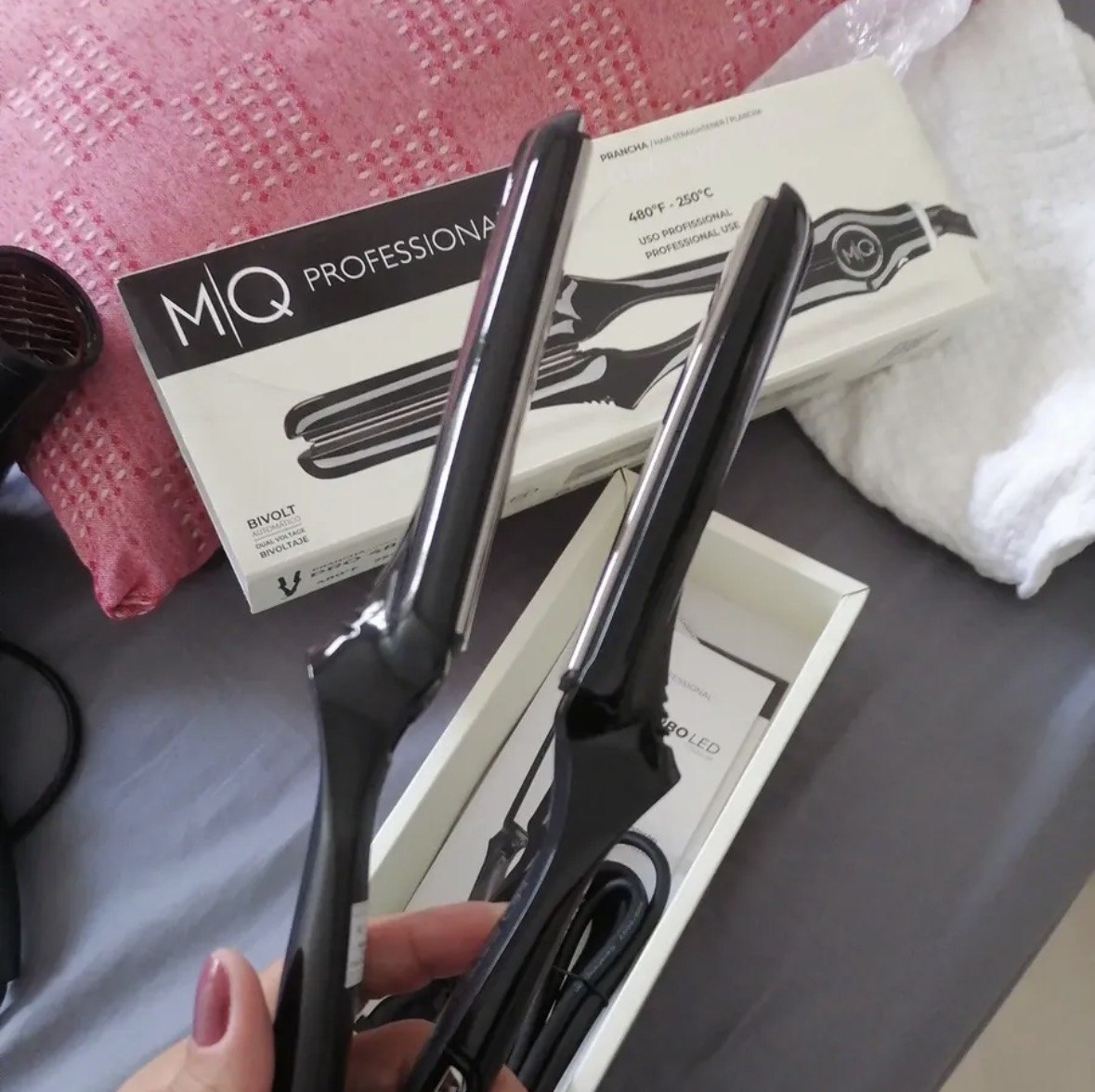 Chapinha Profissional MQ Pro 480 Turbo Cor Black E Detalhes Silver