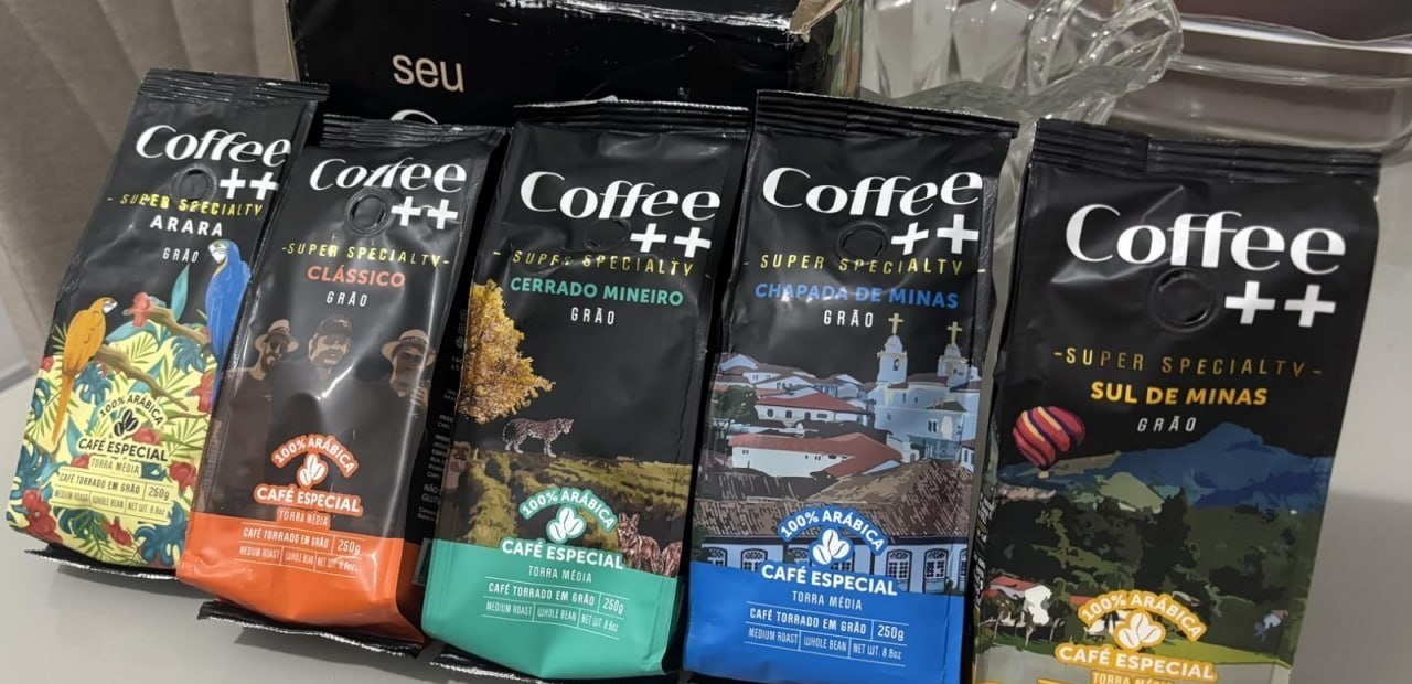 Kit 5 Pacotes Café Especial em Grãos Coffee 5x250g