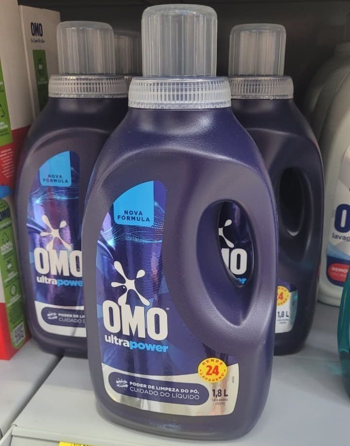 Omo Lava-roupas líquido Ultra Power 1,8L