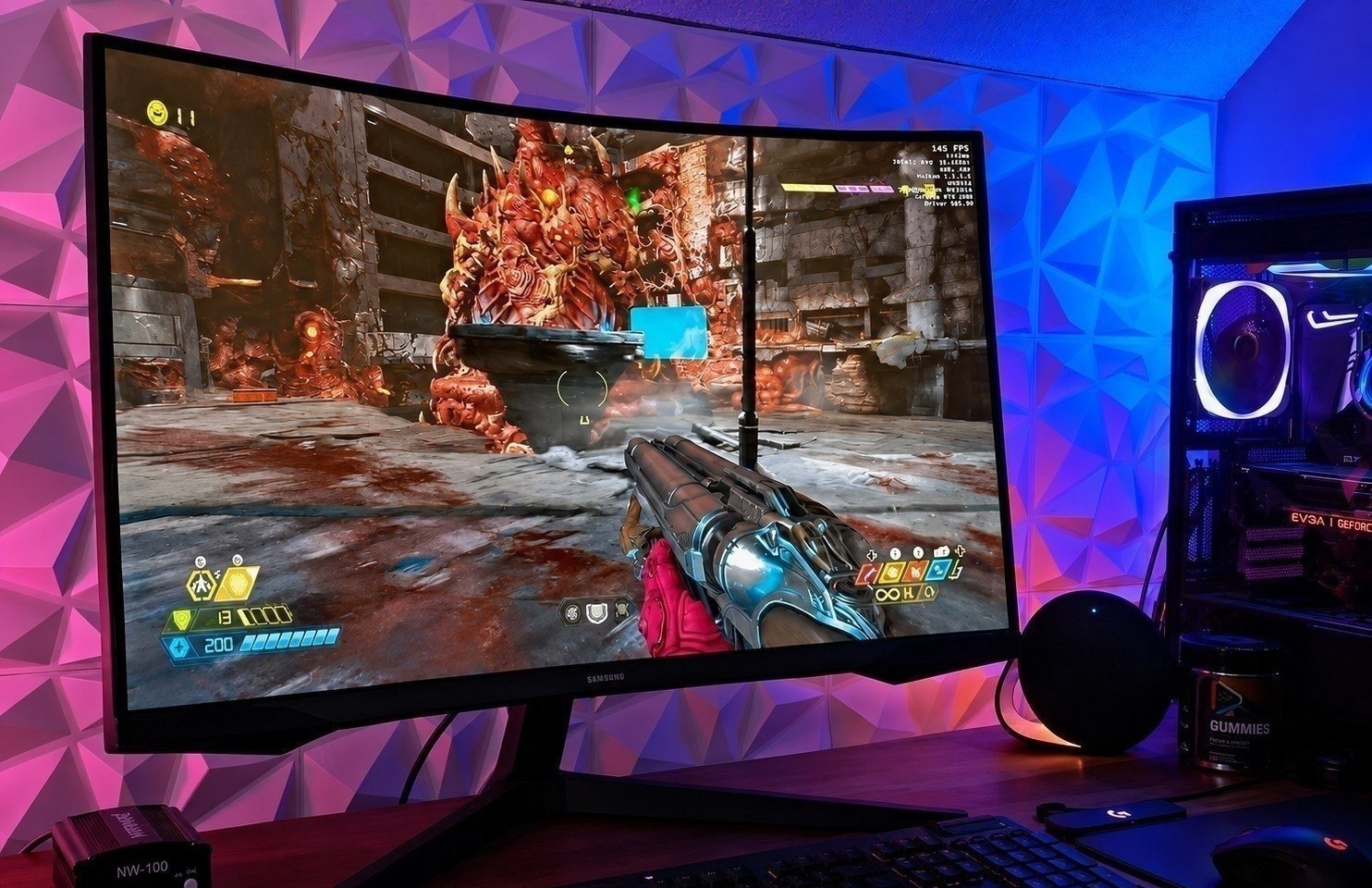 Monitor Gamer Samsung Odyssey G5 27 QHD 165Hz 1ms