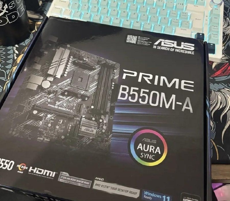 Placa-mãe Asus Prime B550M-A AMD
