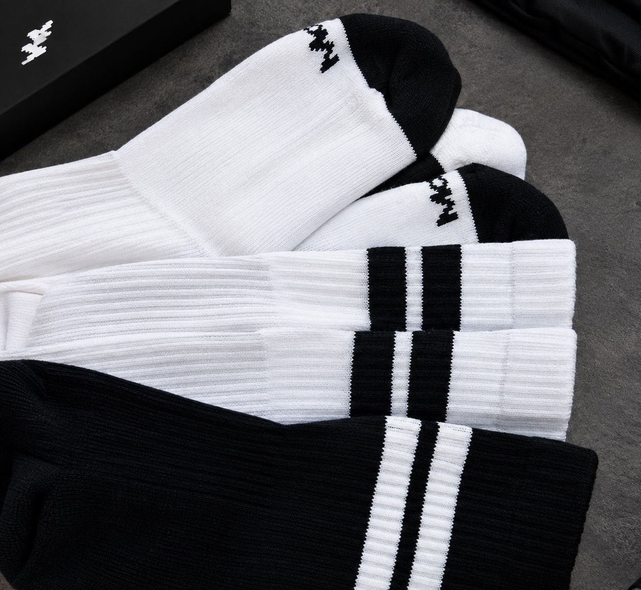 Kit com 5 Pares Meias Mash Cano Alto Esportivas