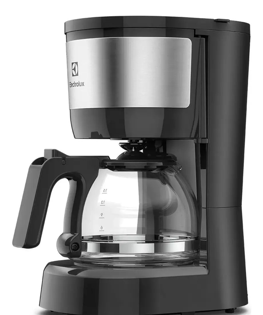 Cafeteira elétrica Electrolux inox filtro permanente removivel corta pingos capacidade 600ml 15 xicaras função manter aquecido sistema ECM10