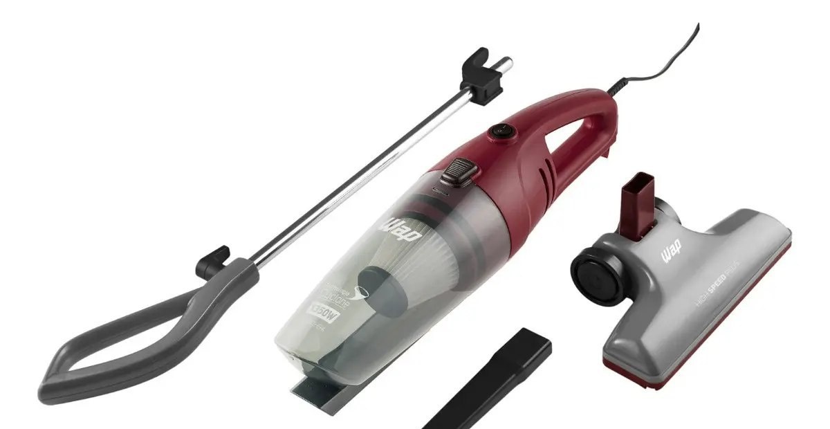 Aspirador de Pó Vertical e Portátil WAP High Speed Plus 1350W 3 em 1