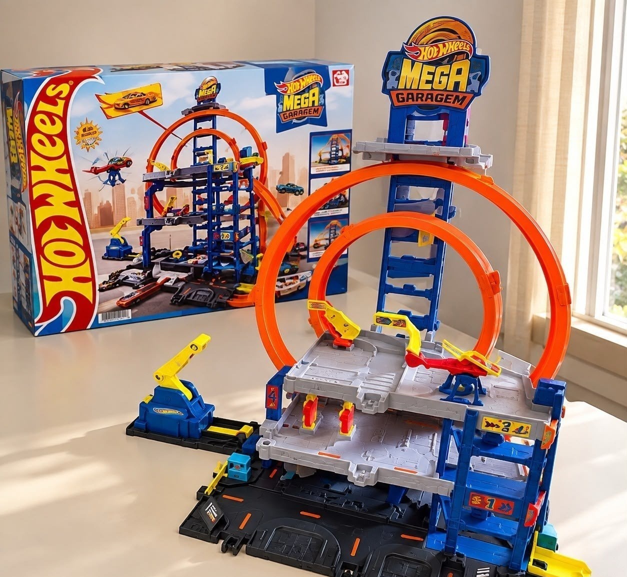 Pista Hot Wheels CITY Mega Garagem