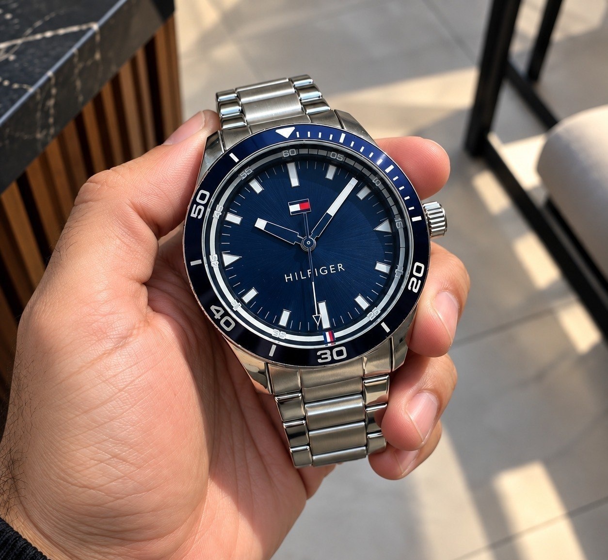 Relógio Tommy Hilfiger Aço Prateado