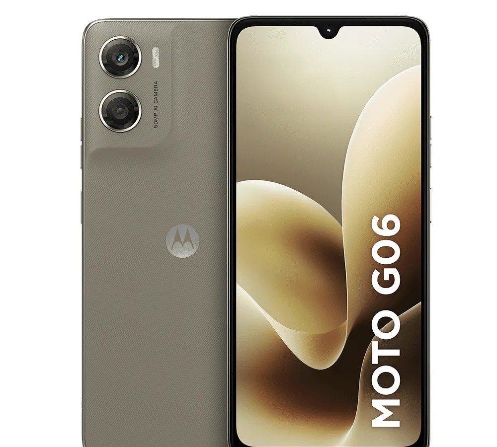 Smartphone Motorola Moto G06 - 256gb 4gb Ram  8gb Ram Boost, e Camera 50mp Com Ai Bateria De 5200 Mah Tela 6.9 - Bege