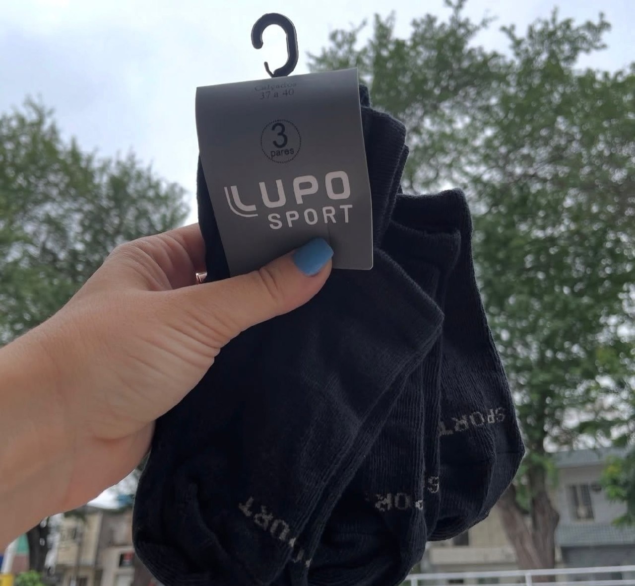 Kit com 10 Pares de Meias Lupo Soquete