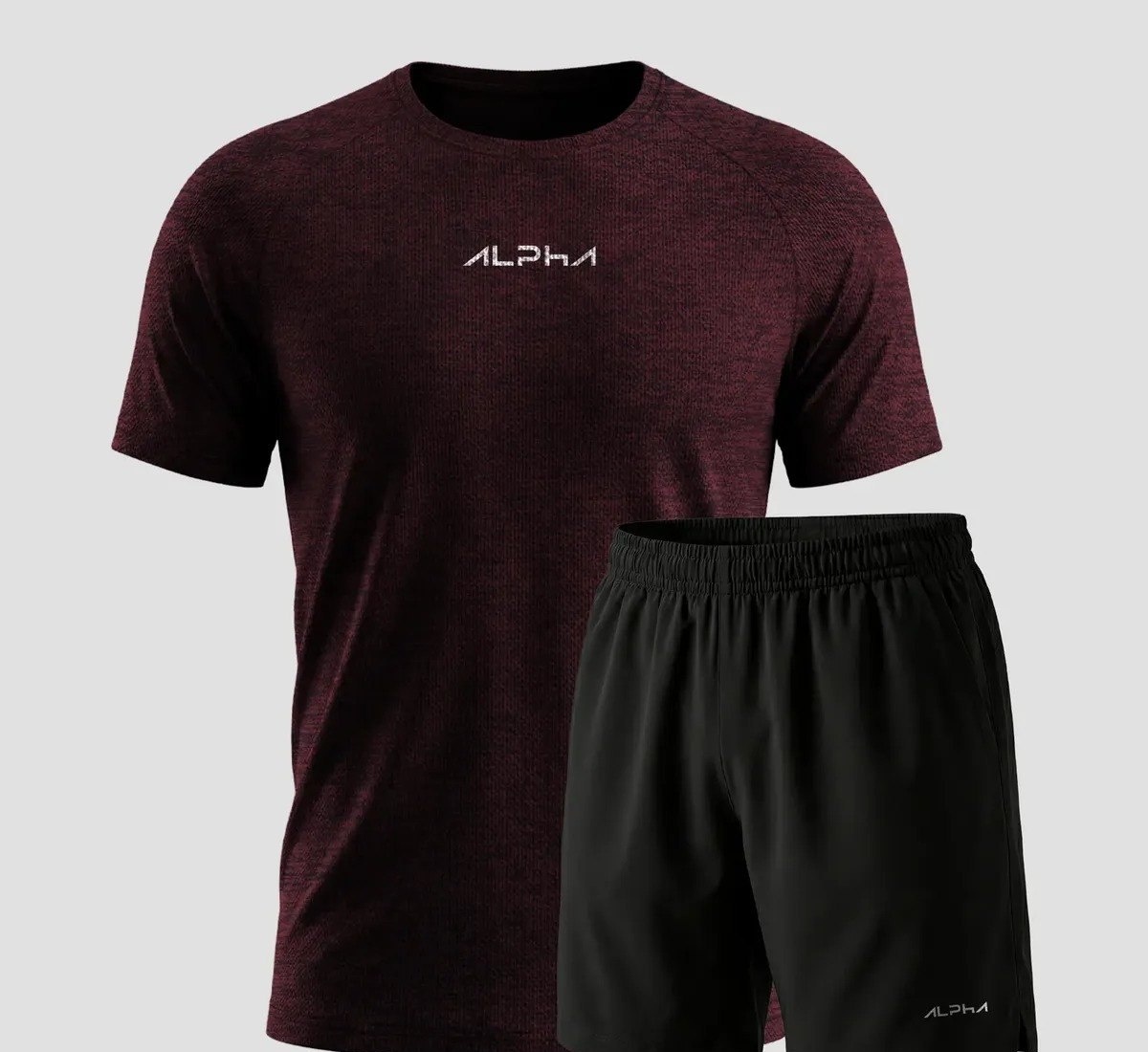 Kit Bermudacamiseta New Fluid Dry Fitness Academia