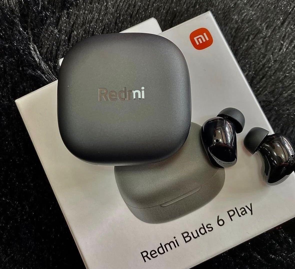 Fone Xiaomi Redmi Buds 6 Play TWS  Preto
