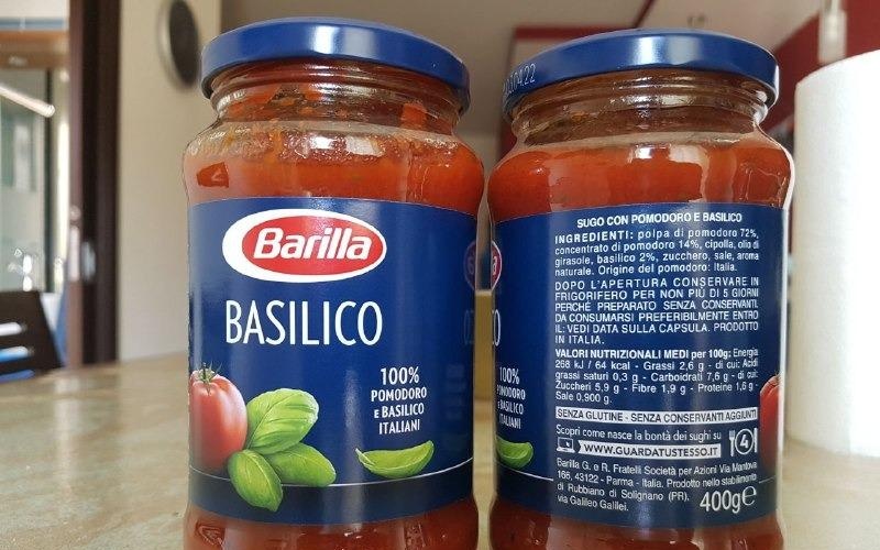 Barilla Molho de Tomate Basilico Manjericão 400g