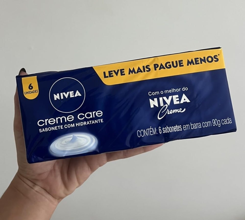 Pack 6 un. Sabonete Nivea Creme Care 90g