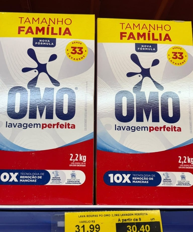 OMO Sabão Em Pó Lavagem Perfeita 2.2Kg