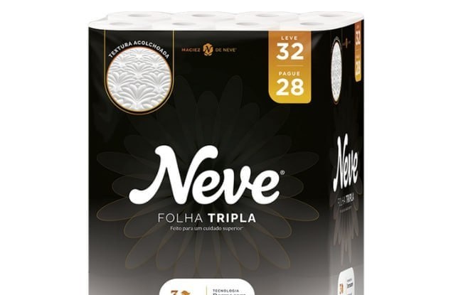 32 un. Papel Higiênico Neve Supreme Folha Tripla 20m