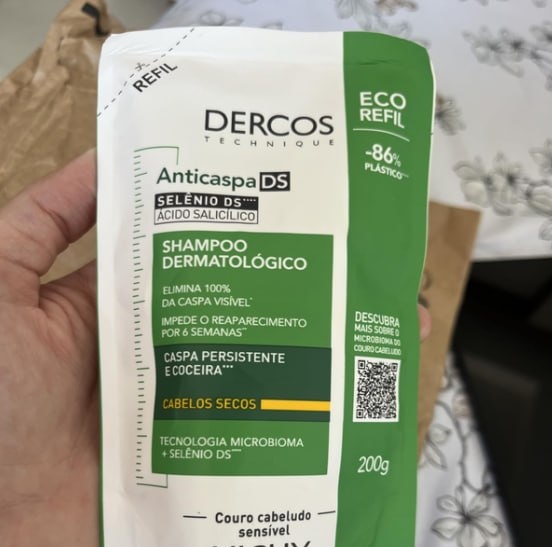 Shampoo Vichy Dercos Anticaspa Refil 200g