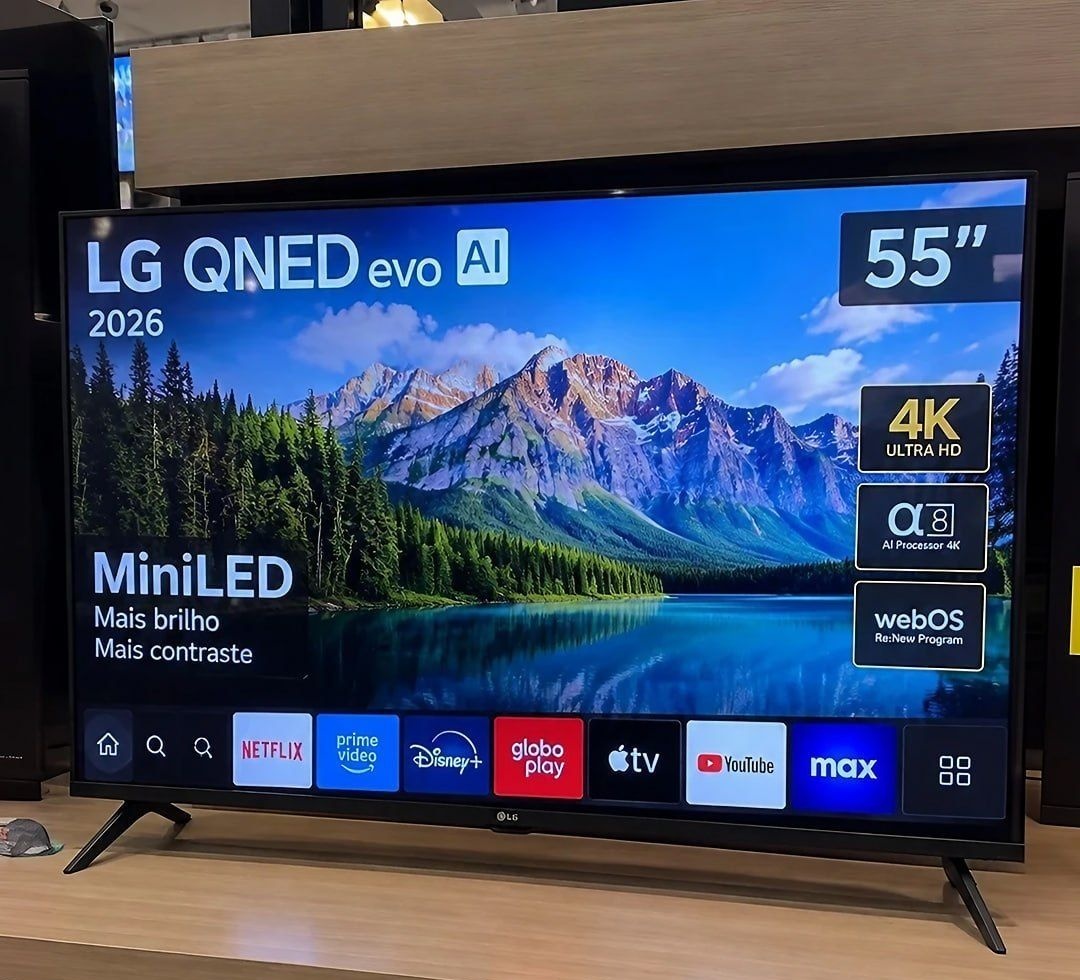 Smart TV 55 QNED Mini LED AI 4K QNED70 2026 LG