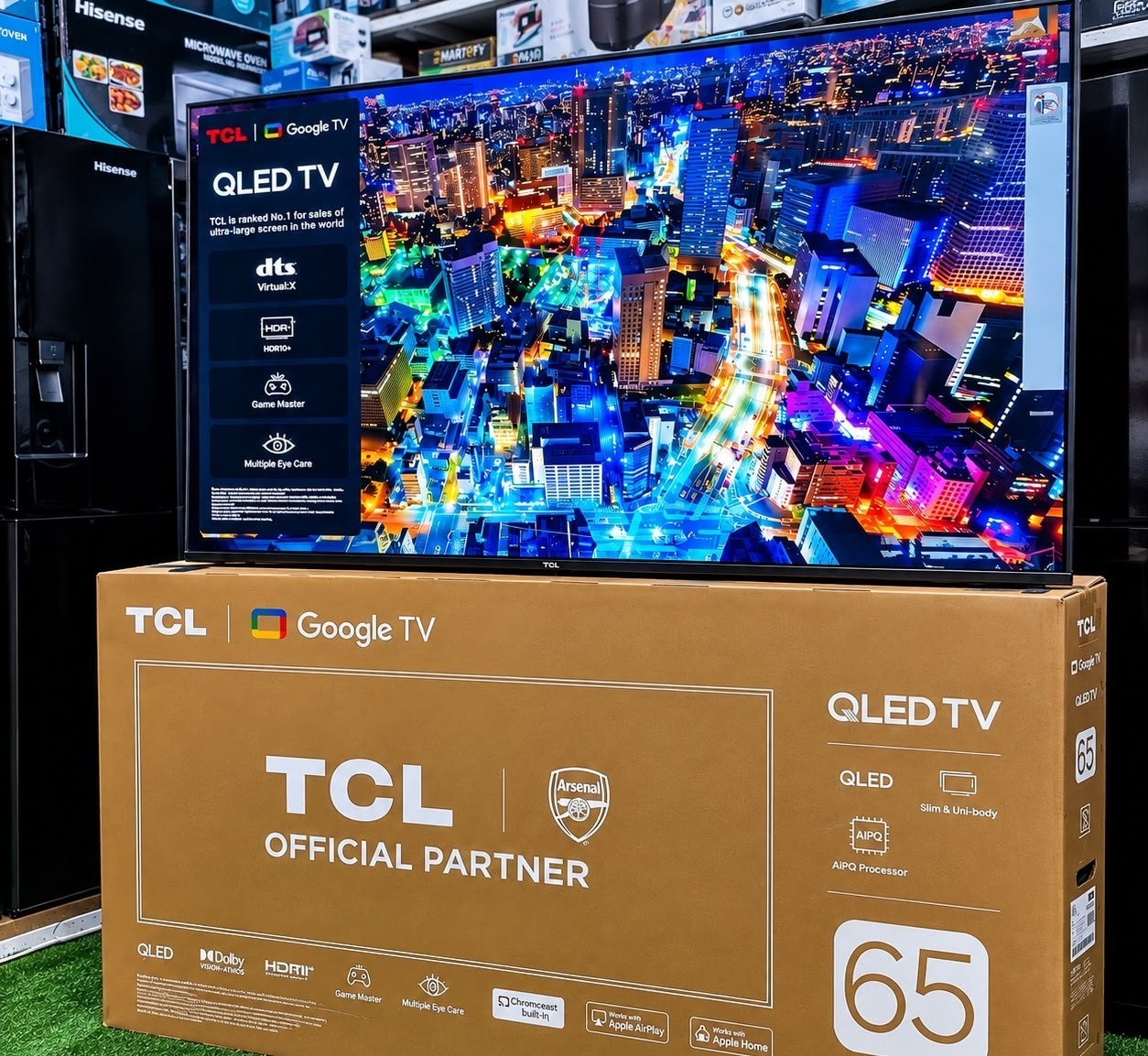 Smart TV TCL 65 QLED 4K T6C WiFi Bluetooth Google TV