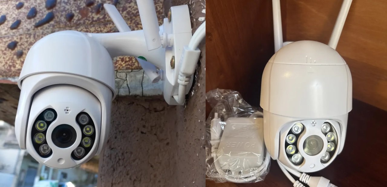 Kit 02 Câmera Segurança Ip Interna Externa Wifi iCSee Infravermelho Prova DÁgua