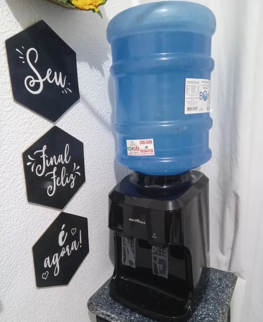Bebedouro Bbe12p Aquaplus Para 10l Ou 20l Britânia Cor Preto