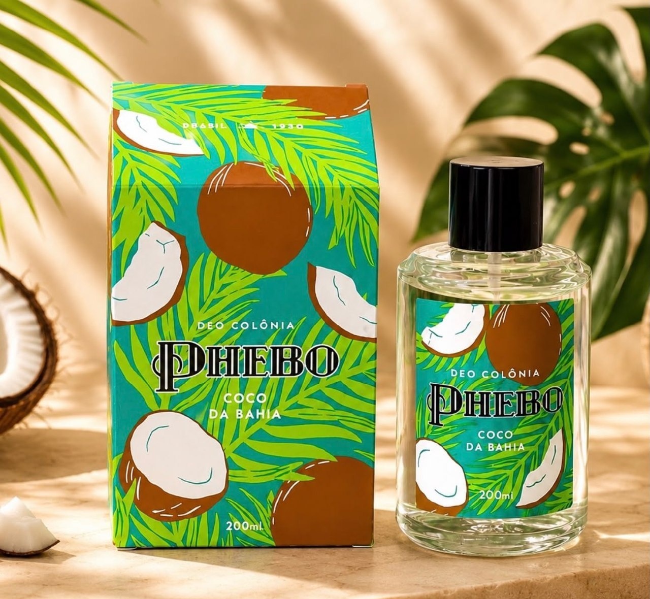 Phebo Deo Colônia Coco da Bahia 200ml