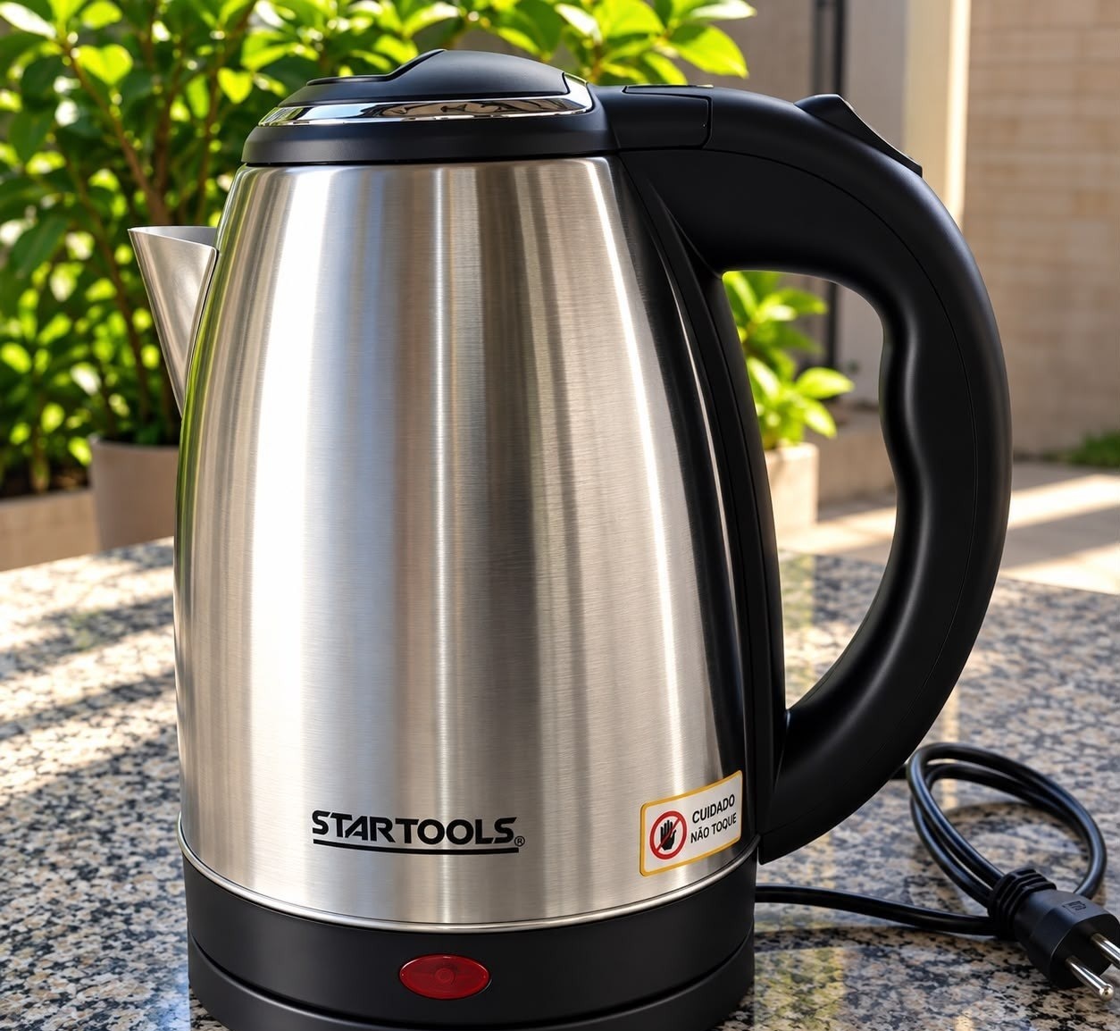 Chaleira Elétrica Inox 1,8L 1500W 220V