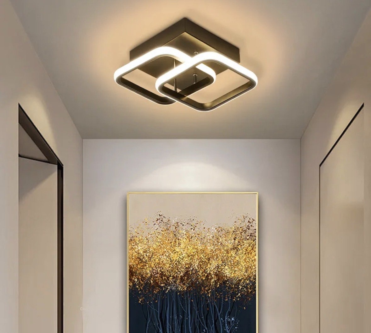 Luminária De Teto Moderna,3 Em 1 Lustre Led Para Quarto Sala