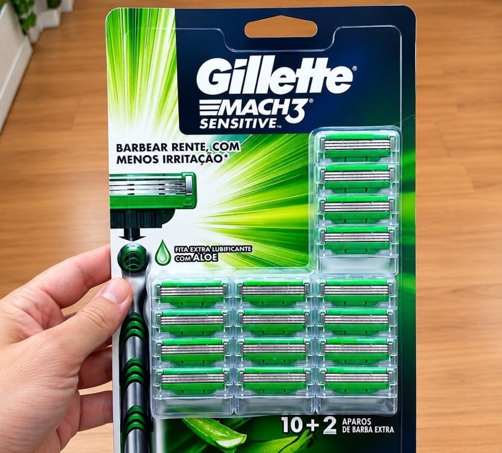 16 un. Gillette Mach3 Sensitive