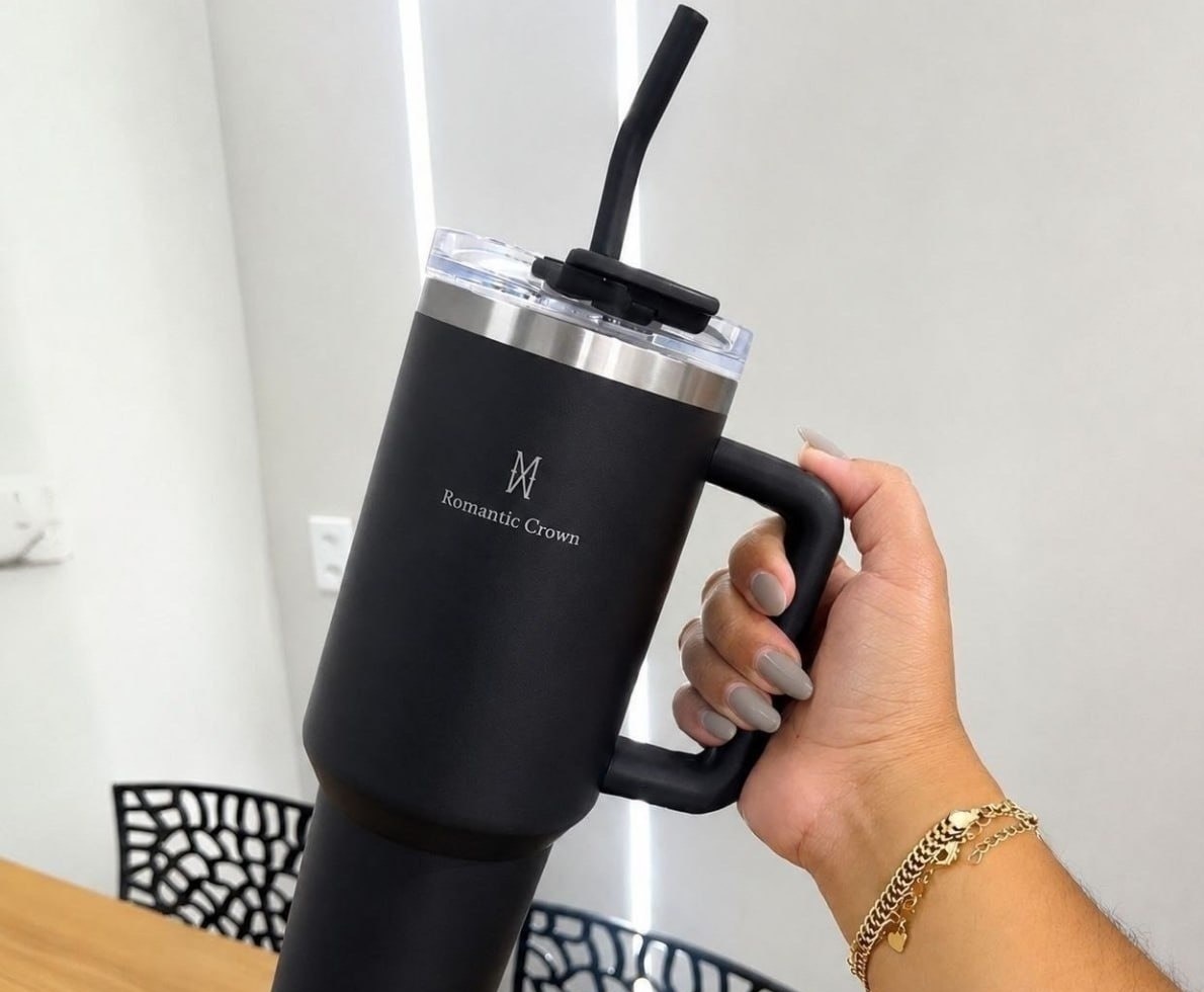 Copo Térmico Gigante 1,2L Inox com Tampa