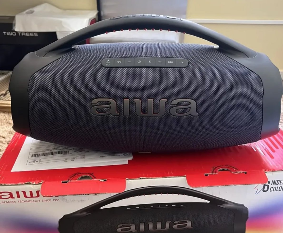 Caixa De Som Boombox Aiwa Bluetooth