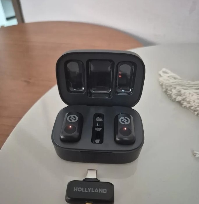 Microfone Hollyland Lark A1 Mini USB-C  Preto
