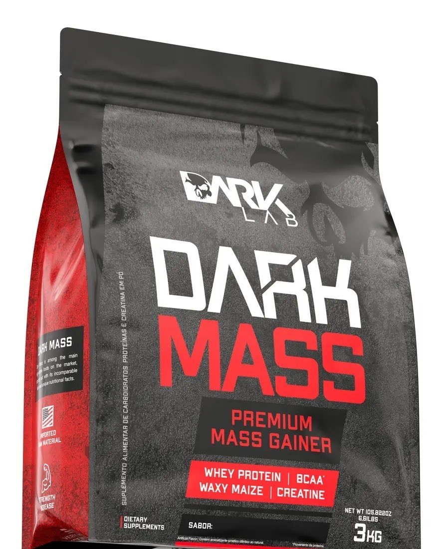 Hipercalorico Dark Mass - 3kg - Dark Lab Sabor Chocolate