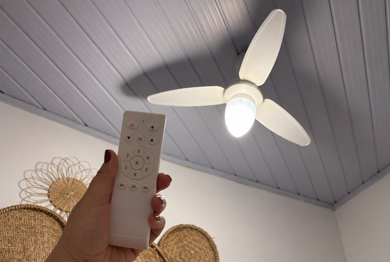 Ventilador de Teto Ventisol Inverter Wind com Controle Remoto