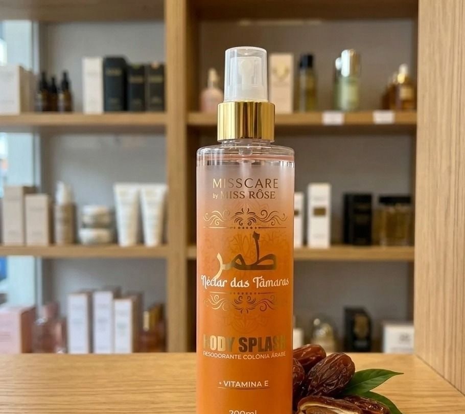 Body Splash Colônia Árabe Néctar Das Tâmaras 200ml